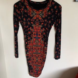 GUESS Long-Sleeve Bodycon Jersey dress